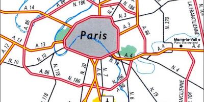 Paris Flughafen-Standorte anzeigen