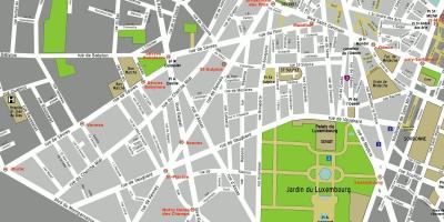 Karte 6. arrondissement von Paris