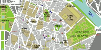 Karte 5. arrondissement von Paris