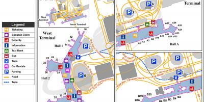 Der Flughafen Paris-orly Karte