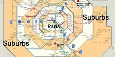 Paris zone 1 Karte