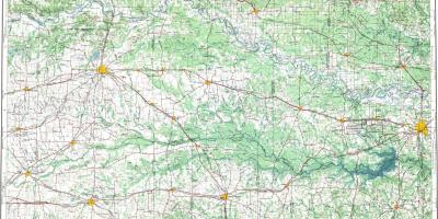 Topographische Karte von Paris